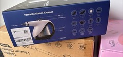 ADICOM Handheld Steam Cleaner w/ Accessories Kit White/Black 260-300F
