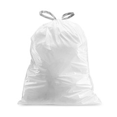Plasticplace Custom Fit Trash Bags Compatible Simplehuman Code K 50 Count White