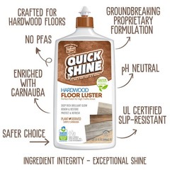 Quick Shine Hardwood Floor Luster-Polish 27oz-2pk | 64 Fl Oz (Pack of 2)