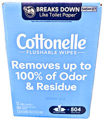 Cottonelle Freshcare Flushable Wipes 12 Count 504 Wipes