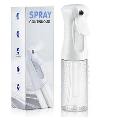 HPPFFY Continuous Spray Bottle, 6.8 OZ Hair Bottles, Ounces, White