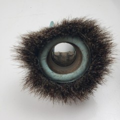 Vintage Electrolux Vacuum Dusting Brush Horsehair Attachment 7816-1 Teal Cream