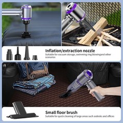 NWDEY Car Vacuum Cleaner High Power 20000Pa – Cordless Handheld Mini Vacuu
