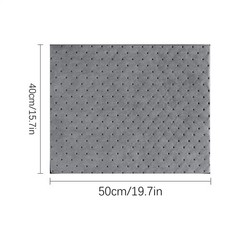 100 PCS Oil Absorbent Pads 50x40cm Universal Absorbing Mats Oil Spill Pads