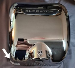 XLERATOR Excel XL-CV Chrome Hand Dryer ⋆ 110-120V ⋆ NEW ⋆ O.B. ⋆