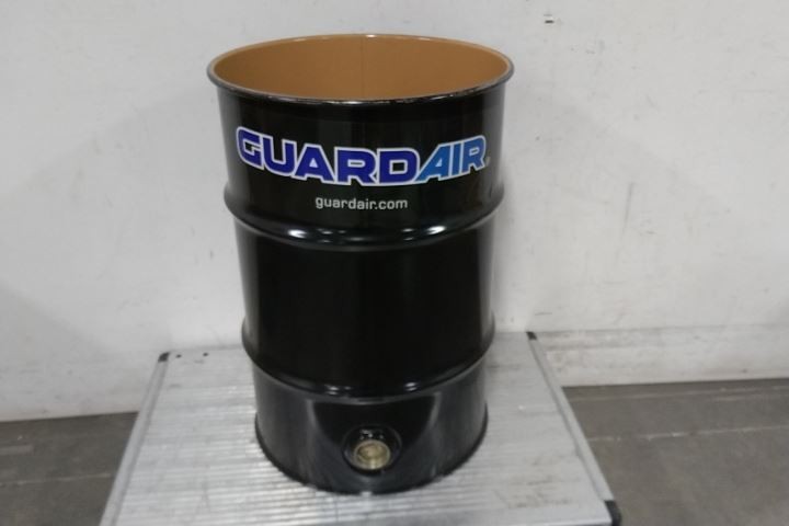 Guardair N630 30 Gal Volume Capacity Black Steel Open Head Vacuum Drum