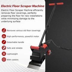 Electric Floor Scraper Machine, 3600 RPM, with Blade Detachable Handle