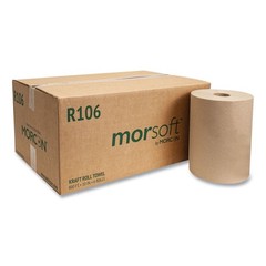 Morcon Paper R106 1-Ply 10″ x 800 ft. 10″ Roll Towels – Kraft (6/Carton) New