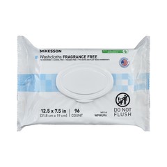 McKesson Personal Cleansing Wipe 7.5 x 12.5″ WPWU96 3 Pack 288 Wipes