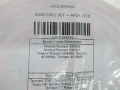GSQ1032XX2 , Squeegee Blade Set