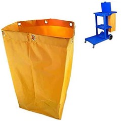 Replacement Janitorial Cart Bag,Waterproof High Capacity Thickened Housekeepi…
