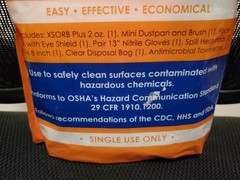 SPILL HERO™ Chemical Clean-Up Kit, OSHA Approved, Single Use