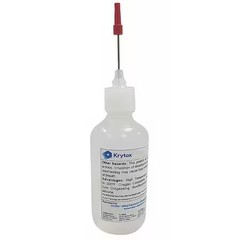 Krytox Lbngpl106 Lubricant, 1 Oz., Needle Nose Bottle, Pfpe, Colorless