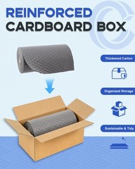 1 Roll 15″Wx25’L Oil Absorbent Mat New Upgrade | Heavy-Duty