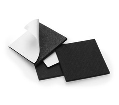 Slipstick GorillaPads Non Slip Furniture Pads/Gripper Floor 3″ Square, Black