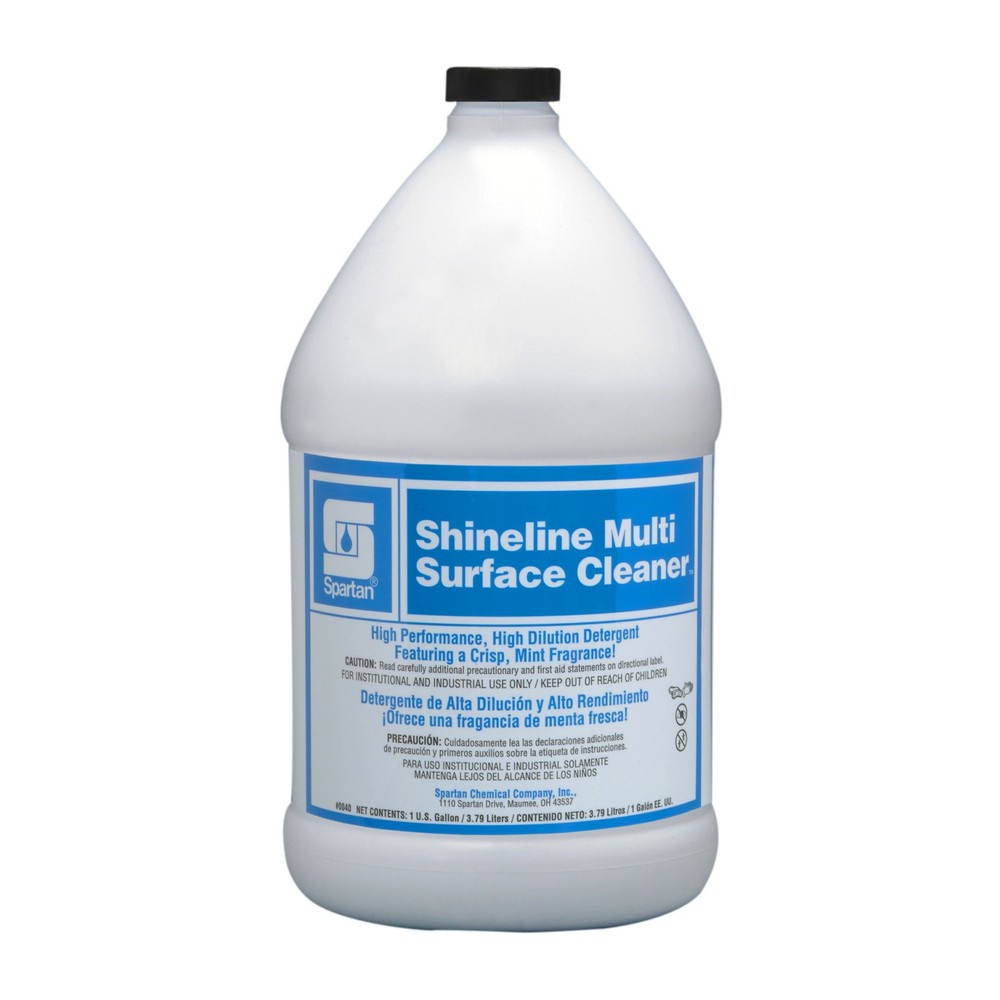 Case of 4 Gallons Spartan Shineline Multi Surface Cleaner – Gal.