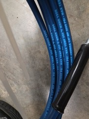 Suttner America 1/4″ x 50′ Blue Carpet Cleaning Solution Hose 3,000 PSI