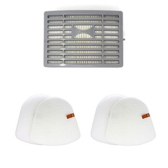1 HEPA Post Filter +2 Foam Felt Filters for Shark NV586 NV581 NV581Q NV585 NV580