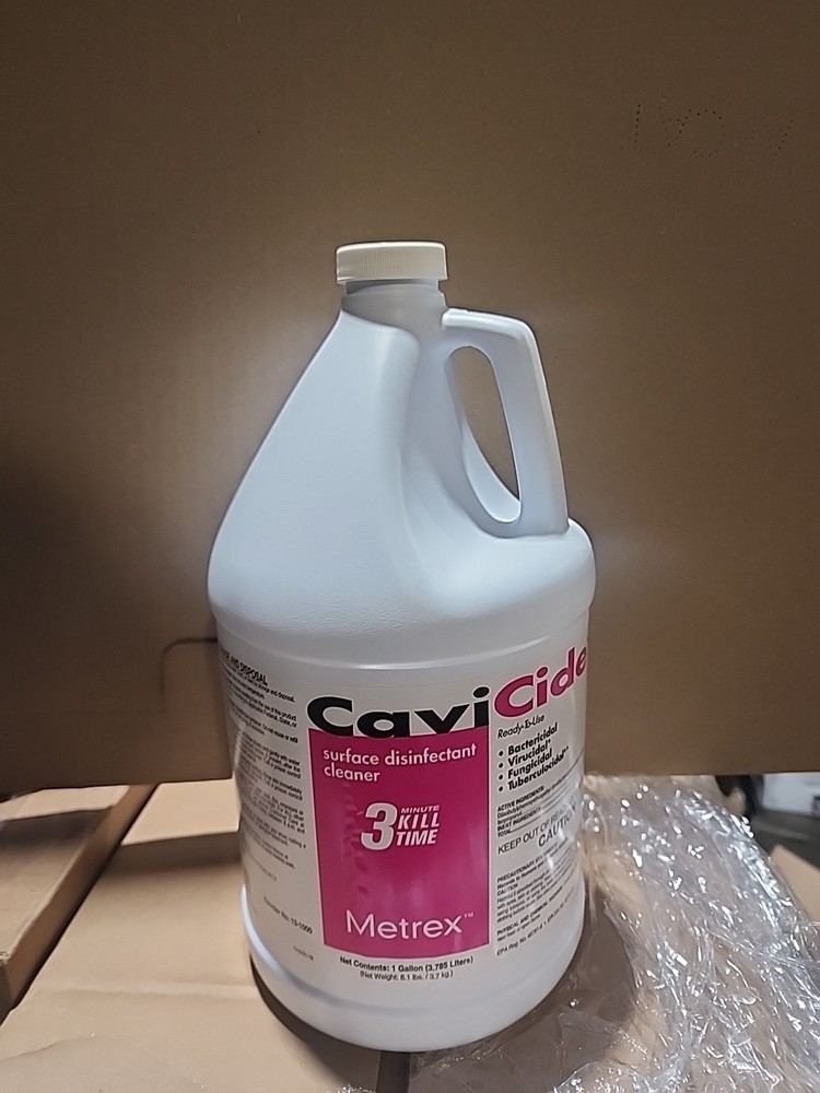 Metrex 13-1000 CaviCide Surface Disinfectant Decontaminant Cleaner 1 Gallon 4/Pk