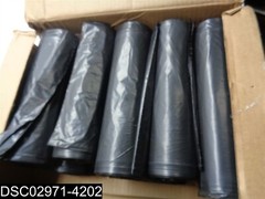 QTY=100: RNW6050-538983 Earthsense 55-60 Gallon 38″x58″ Black Trash Bags