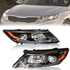 Halogen Front Headlight Headlamps Assembly for 2014 2015 KIA Optima