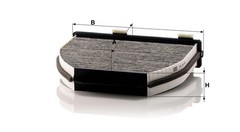Mann Filter CUK 29 005 Automotive Cabin Air Filter with Activated C… Fast Ship