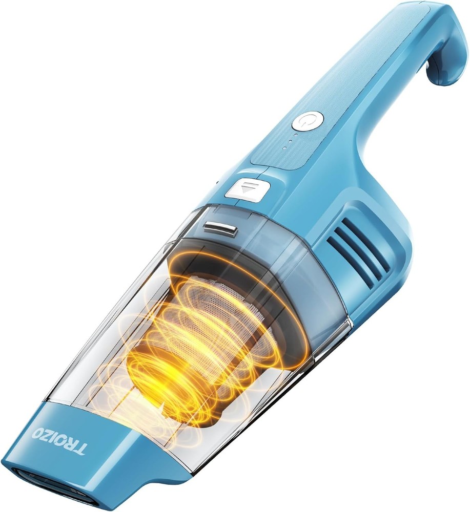 TROIZO Handheld Vacuum Cordless, 14500PA Powerful Suction Hand Held Vacuum Clean