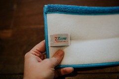 Zflow 18″ Professional Microfiber Mop – Commercial Stainless 18 inches, Blue