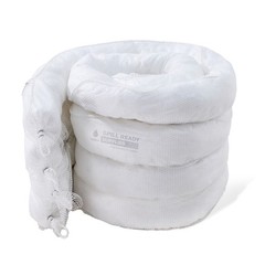 Oil Only Absorbent Boom 5″ x 10′ 4-Pack, Hydrophobic, Absorb Upto 11 gal. /Boom