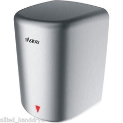 FastDry HK-JA05 (110V/120V) JETAirflow Hand Dryer; Brushed Stainless Steel
