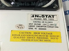 NuStat NS 1000 NS1000 Ionizing Air Blower Fast Ship 30 Days Warranty