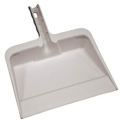 GRAINGER 48LZ15 Handheld Dust Pan,White 48LZ15