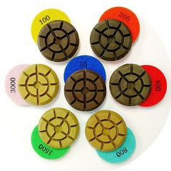 3” Dry Diamond Polishing Pad for Concrete Floor – 50 Grit / 6pcs