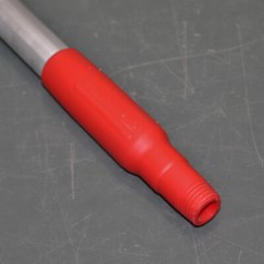 (16) Vikan 26″ Broom Handles, (12) Yellow 29816 & (4) Red 29814, European Thread