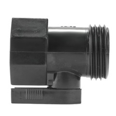 4 Pack 3/4″ Garden Hose Shut Off Valve,1-Way Restricted-Flow 4 Pack, Plastic