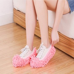 Tamicy Mop Slippers Shoes 5 Pairs average size, Green pink blue orange purple
