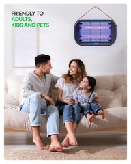Buzbug LED Bug Zapper Indoor, 10 Years Lifespan Lamp Sustainable Less Black