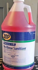 Zep ProVisions No-Rinse Sanitizer Liquid Disinfectant 1 Gallon (3.78L)