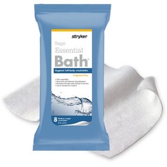 Essential Bath Cleansing Washcloths – 1 Package, 8 Cloths 8 Count (Pack of 1)