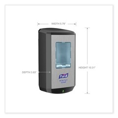 PURELL 653401 4.88 x 8.8 x 11.38 1,200 mL Soap Touch-Free Dispenser GP 1/CT New