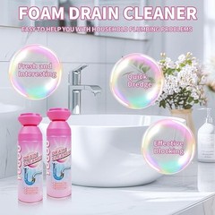 Foaming Drain Cleaner, Sink Cleaner and Deodorizer, Drain Clog Remover for Ki…