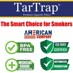 TarTrap 300-Pack Premium Cigarette Filters, Superior 300 Count (Pack of 1)