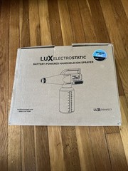Lux Electrostatic Cordless Handheld Ion Sprayer New Medical Sanitation Kit