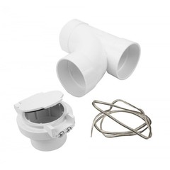 OVO KIT-INSV-01 Utility Valve Kit Includes for 9 x 6 x 6 inches, White
