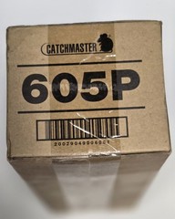 Catchmaster 605P Easy-Set Snap Trap for Mouse Control Pest Plastic Black