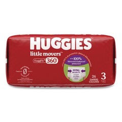 Huggies 56605 16 lbs. to 28 lbs. Baby Diapers – Size 3/Disney Design (4/CT) New
