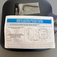 XLERATOR XL-GR Auto Hand Dryer Graphite 208/277 Volt – NEW Open Box