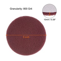 15pcs Drill Power Brush 5 inch Tile Scrubber Scouring Pads 800 Grit