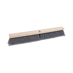 Boardwalk Floor Brush Head, 3″ Gray Flagged Polypropylene Bristles, 24″ Brush