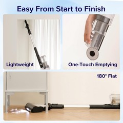 LEVOIT Cordless Vacuum Cleaner, Stick Vac LVAC-200 Essential, Arctic White